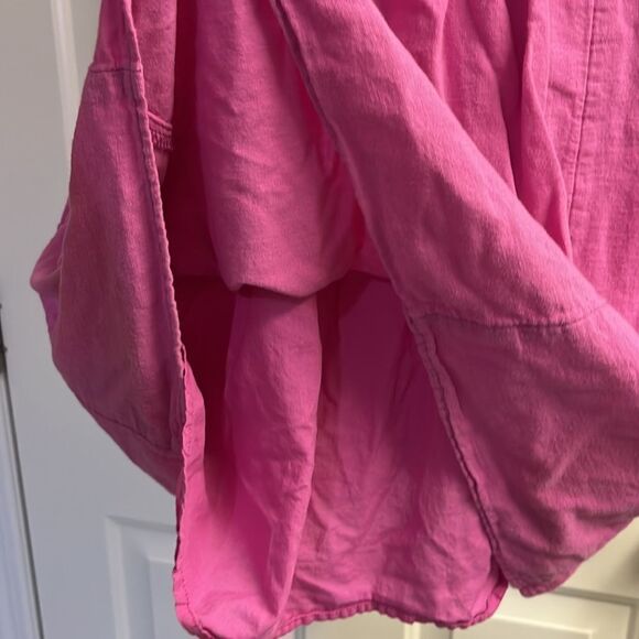 American Eagle Pink Lined Sundress with Adjustable Straps & Front Buttons-Medium - Picture 8 of 10